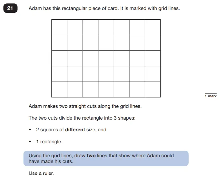 Question 21 - Reasoning Maths Question Paper 2 - 2019