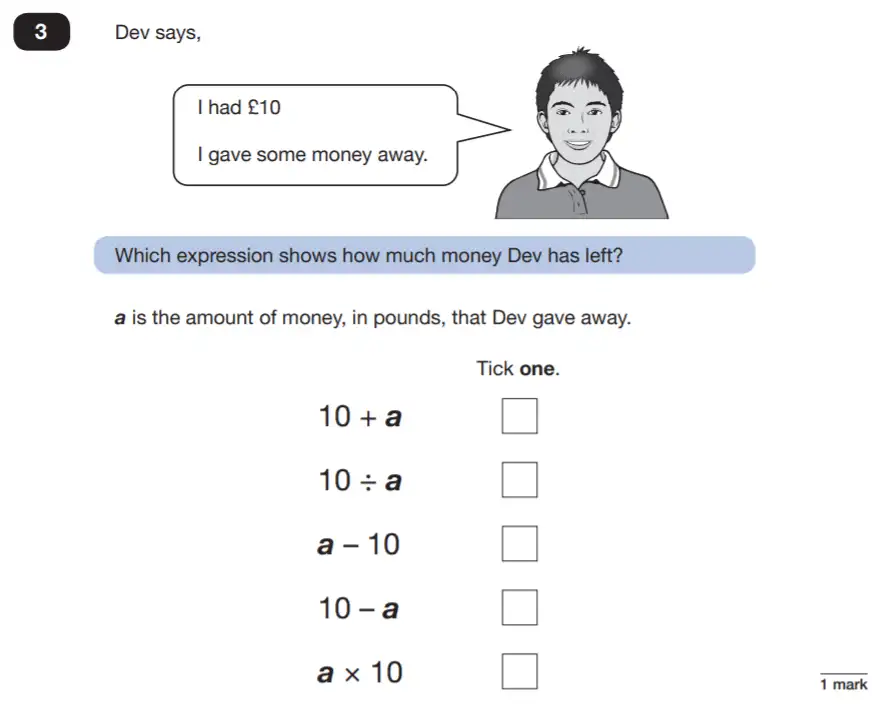 Question 3 - Reasoning Maths Question Paper 3  - 2019