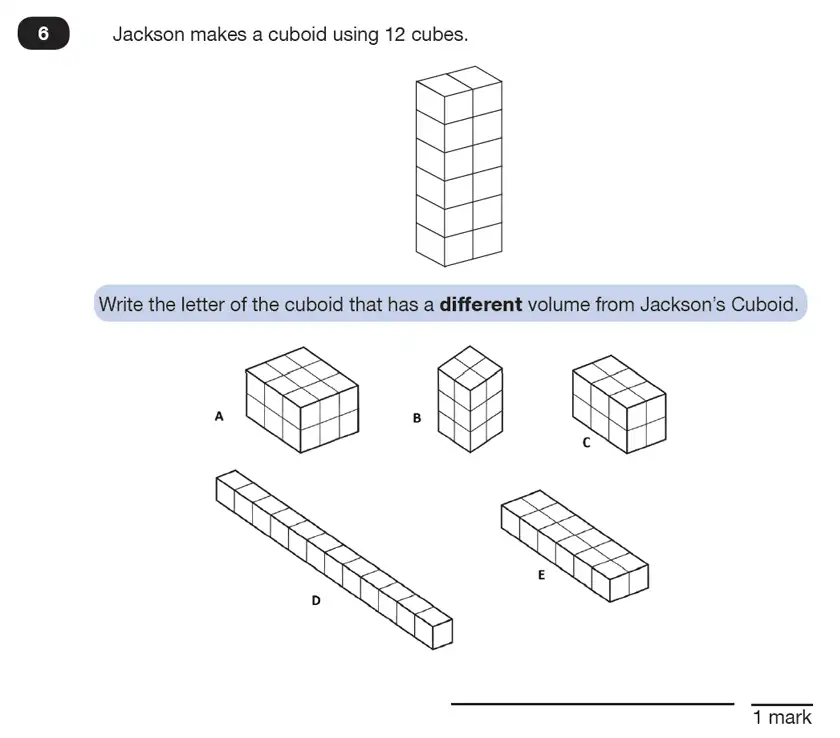 Question 6 - Predicted Paper - Reasoning Maths Paper 2 - Part B - 2025