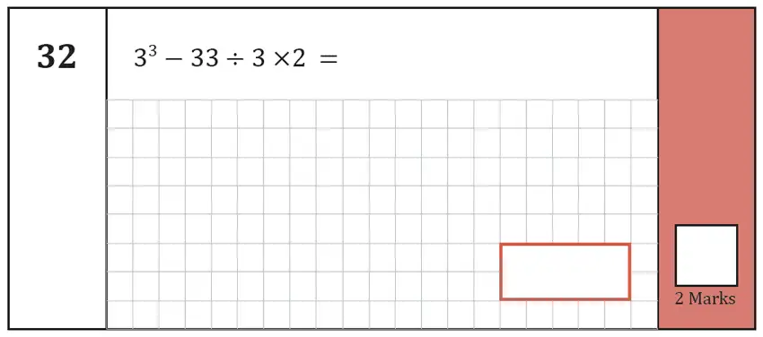 Question 32 - Predicted Paper - Arithmetic Maths Paper 6 - Part A - 2025
