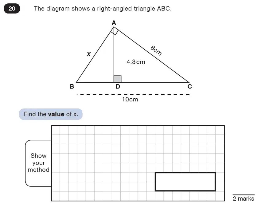 Question 20 - Predicted Paper - Reasoning Maths Paper 7 - Part B - 2025