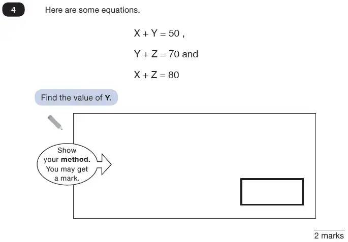 Question 04 - Predicted Paper - Maths KS2 SATs Test Paper 8 - Reasoning Part C - 2025