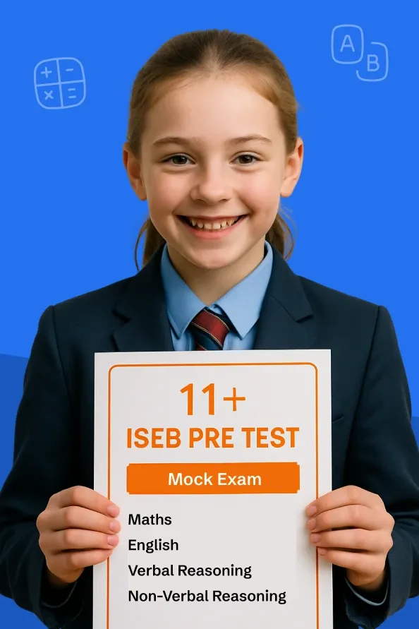 11+ ISEB Pre Test Mock Pack 1 (Maths, English, NVR & VR) - image