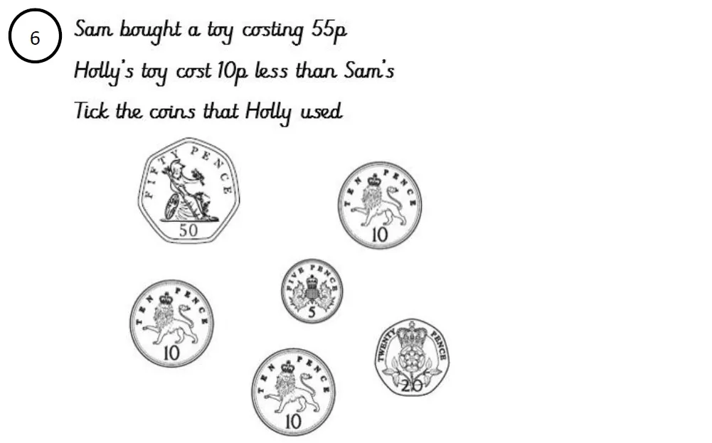 Question 06 - Highgate School 7 Plus Sample Question Paper 2026