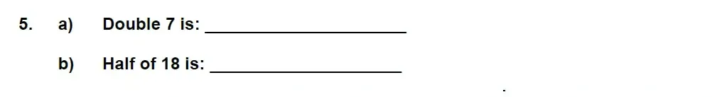 Question 05 - Latymer Prep 7 Plus Maths 2021 Sample Paper 1