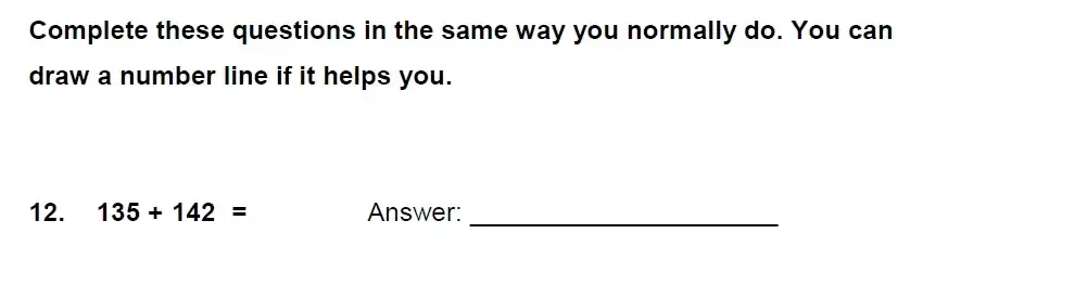 Question 12 - Latymer Prep 7 Plus Maths 2021 Sample Paper 1