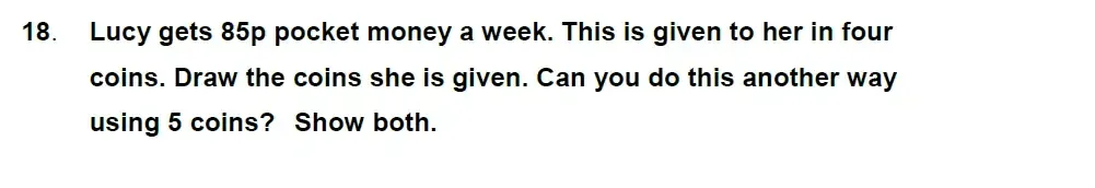 Question 18 - Latymer Prep 7 Plus Maths 2021 Sample Paper 1