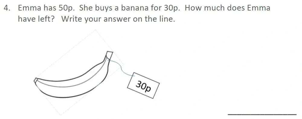 Question 04 - St Faiths Cambridge 7 Plus Maths Sample Paper 2026