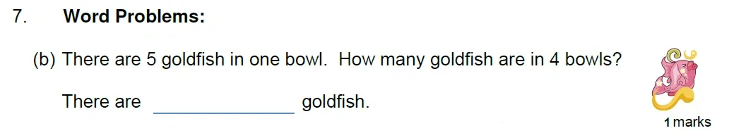 Question 07(b) - Stephen Perse School 7 Plus Maths 2026 Entrance Paper 1