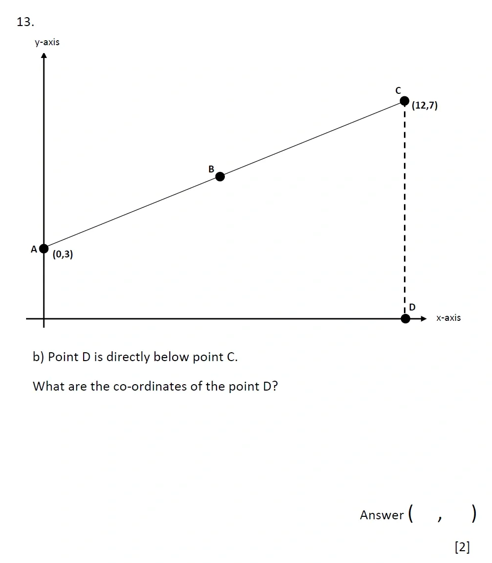 Question 13(b) - Emanuel School – 10 Plus Maths Entrance Exam Paper 2 - 2026