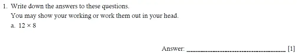 Question 01(a) - Hampton Court House – Year 6 Maths Entrance Exam Paper - 2026