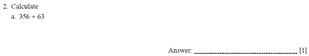 Question 02(a) - Hampton Court House – Year 6 Maths Entrance Exam Paper - 2026