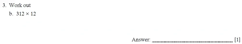 Question 03(b) - Hampton Court House – Year 6 Maths Entrance Exam Paper - 2026