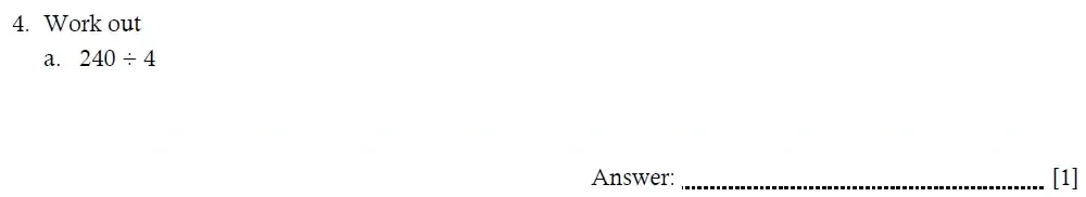 Question 04(a) - Hampton Court House – Year 6 Maths Entrance Exam Paper - 2026