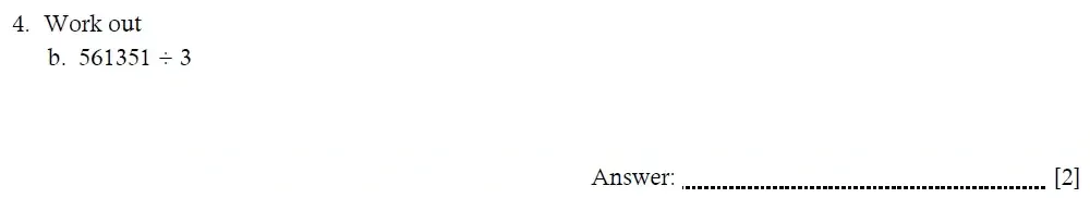 Question 04(b) - Hampton Court House – Year 6 Maths Entrance Exam Paper - 2026