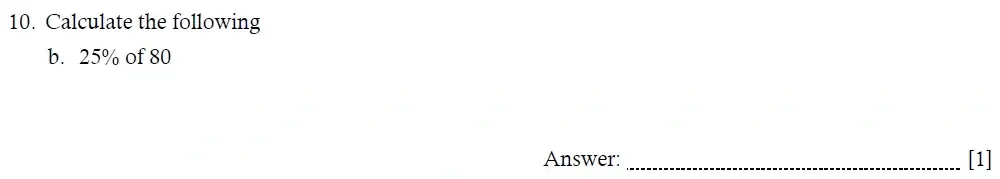 Question 10(b) - Hampton Court House – Year 6 Maths Entrance Exam Paper - 2026