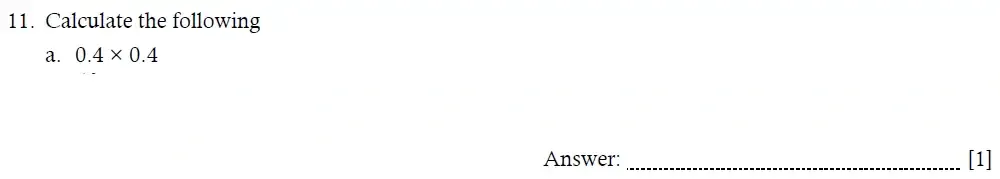 Question 11(a) - Hampton Court House – Year 6 Maths Entrance Exam Paper - 2026