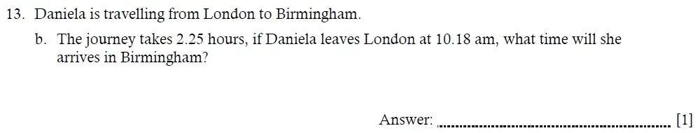 Question 13(b) - Hampton Court House – Year 6 Maths Entrance Exam Paper - 2026