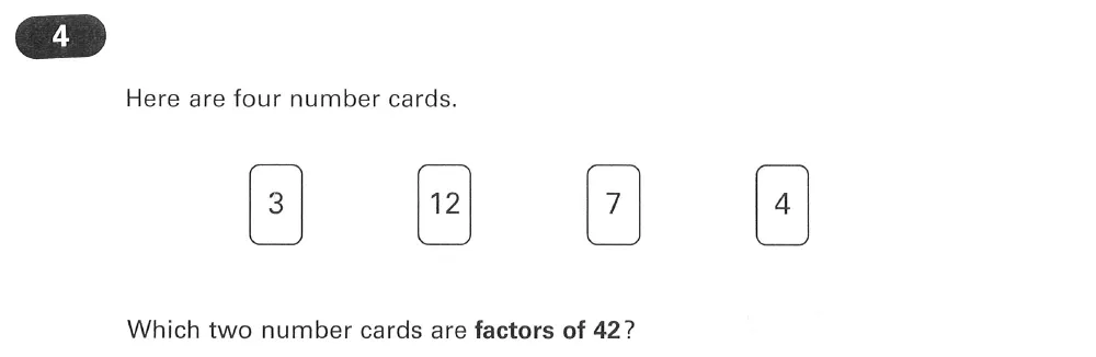 Question 04 - St Faiths Cambridge – Year 6 Sample Maths Paper - 2026