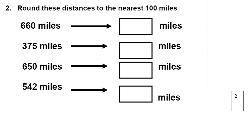 Question 02 - St Mary's School – Year 4 Maths Sample Paper - 2026