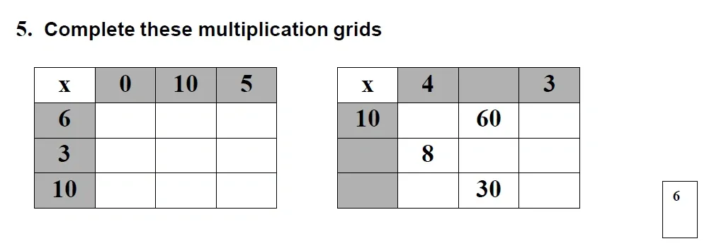 Question 05 - St Mary's School – Year 4 Maths Sample Paper - 2026