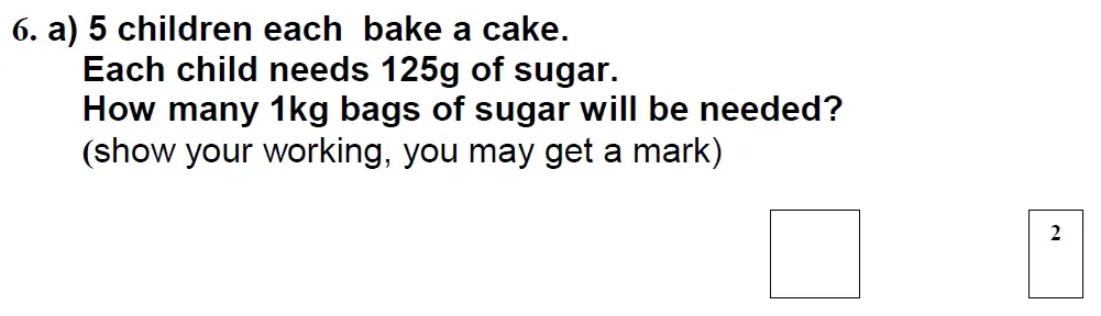 Question 06(a) - St Mary's School – Year 4 Maths Sample Paper - 2026