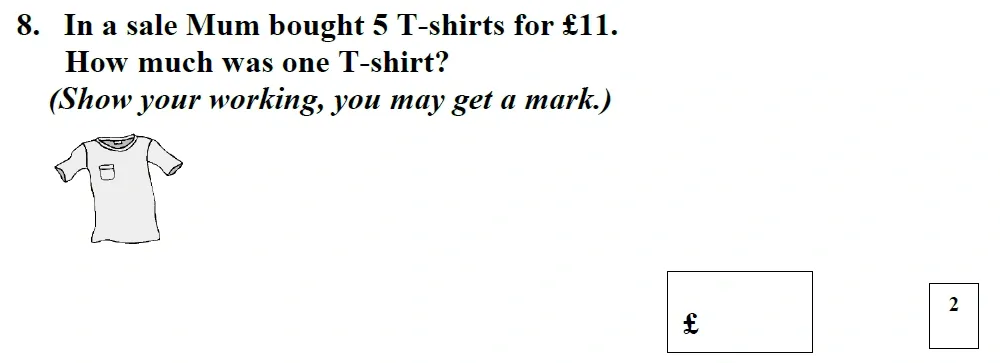 Question 08 - St Mary's School – Year 4 Maths Sample Paper - 2026