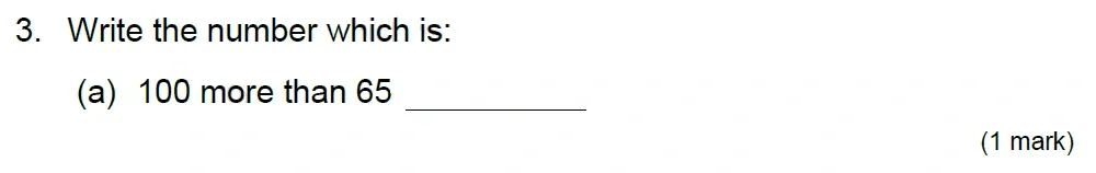 Question 03(a) - Stephen Perse School - Year 5 Maths Entrance Paper - 2026