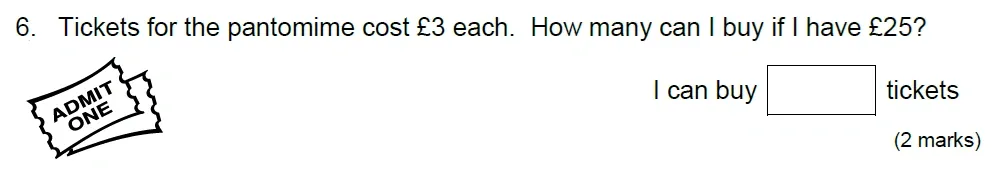 Question 06 - Stephen Perse School - Year 5 Maths Entrance Paper - 2026