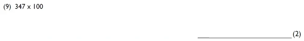 Question 09 - Westminster Cathedral Choir School – 8 Plus Maths Specimen Paper 1 - 2026