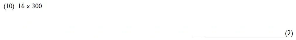 Question 10 - Westminster Cathedral Choir School – 8 Plus Maths Specimen Paper 1 - 2026