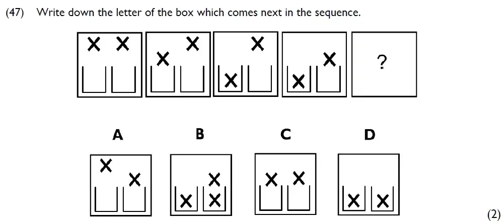 Question 47 - Westminster Cathedral Choir School – 8 Plus Maths Specimen Paper 1 - 2026