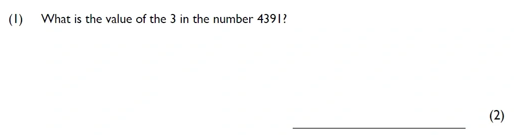 Question 01 - Westminster Cathedral Choir School – 8 Plus Maths Specimen Paper 2 - 2026