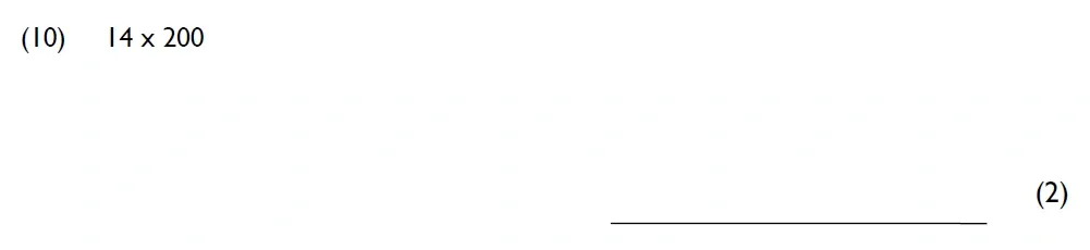 Question 10 - Westminster Cathedral Choir School – 8 Plus Maths Specimen Paper 2 - 2026