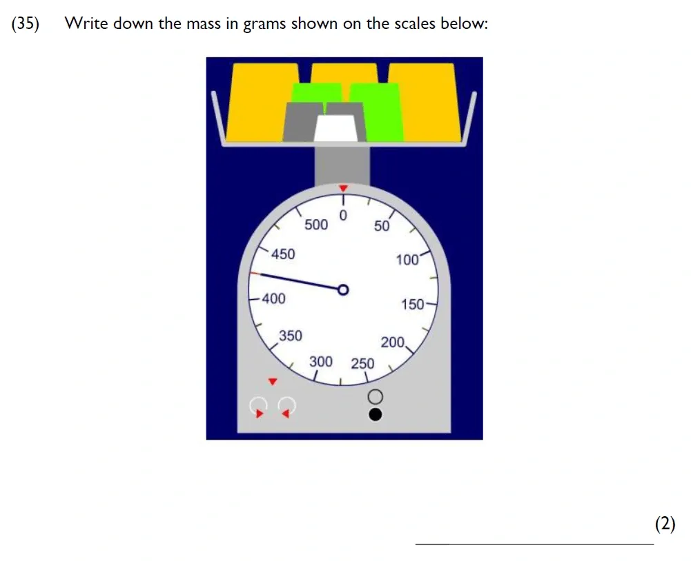 Question 35 - Westminster Cathedral Choir School – 8 Plus Maths Specimen Paper 2 - 2026
