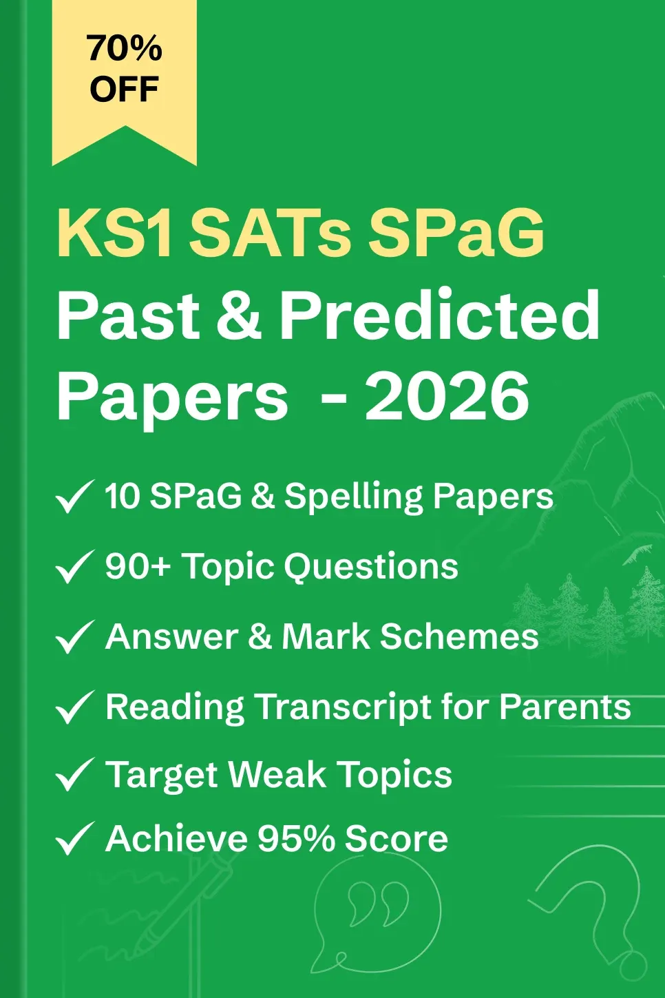 KS1 SATs SPaG & Spelling Past Papers - image