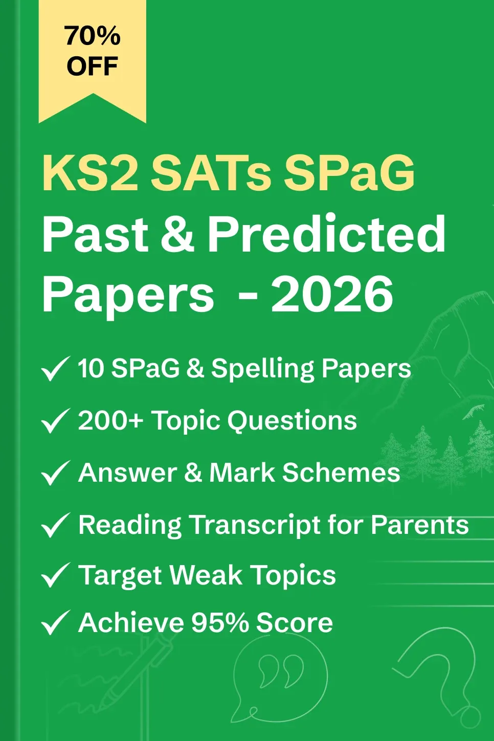 KS2 SATs SPaG & Spelling Past Papers Image Thumbnail
