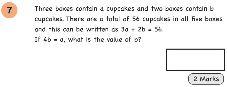 Question 07 - Year 5 - Algebra - Assessment 1