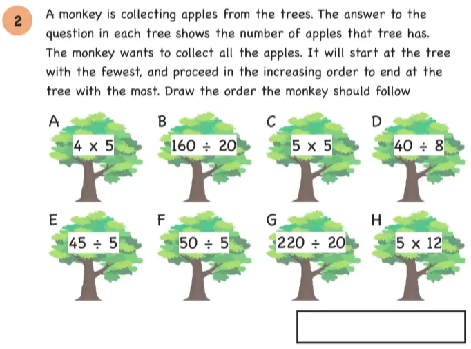 Question 05 - Year 5 - Times Tables - Test 1